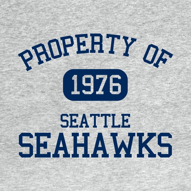 Property of Seattle Seahawks by Funnyteesforme